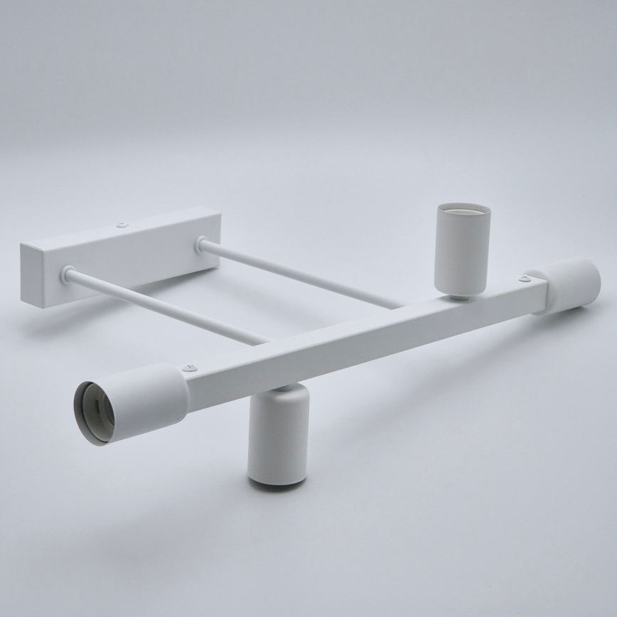 Suspension-barre ASTRID 4xE27/60W/230V blanc