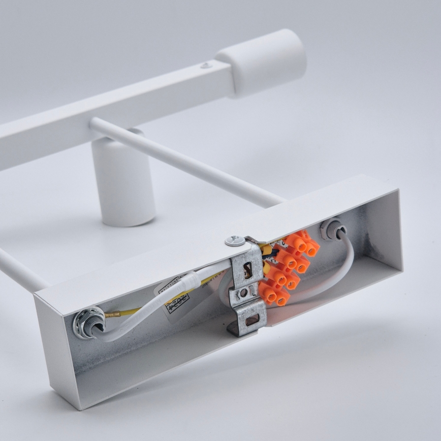 Suspension-barre ASTRID 4xE27/60W/230V blanc