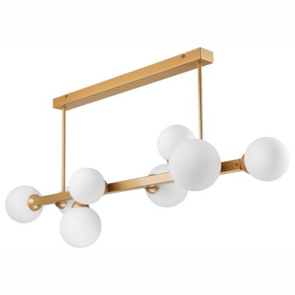 Suspension barre ASTRO 8xG9/5W/230V dorée