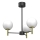 Suspension-barre AWINION 3xE27/15W/230V blanc/doré/noir