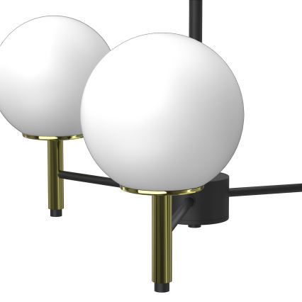 Suspension-barre AWINION 3xE27/15W/230V blanc/doré/noir