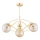 Suspension-barre BARSUM 3xE14/10W/230V doré