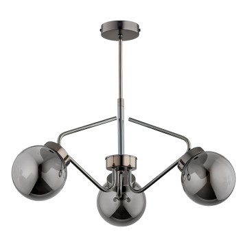 Suspension-barre BARSUM 3xE14/10W/230V gris