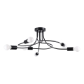 Suspension-barre LEVAR 6xE27/15W/230V noir