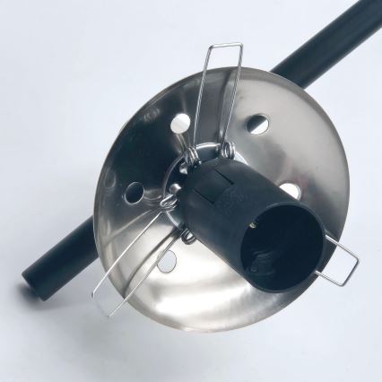 Suspension-barre LILOU 6xE14/5W/230V chrome mat/fumé