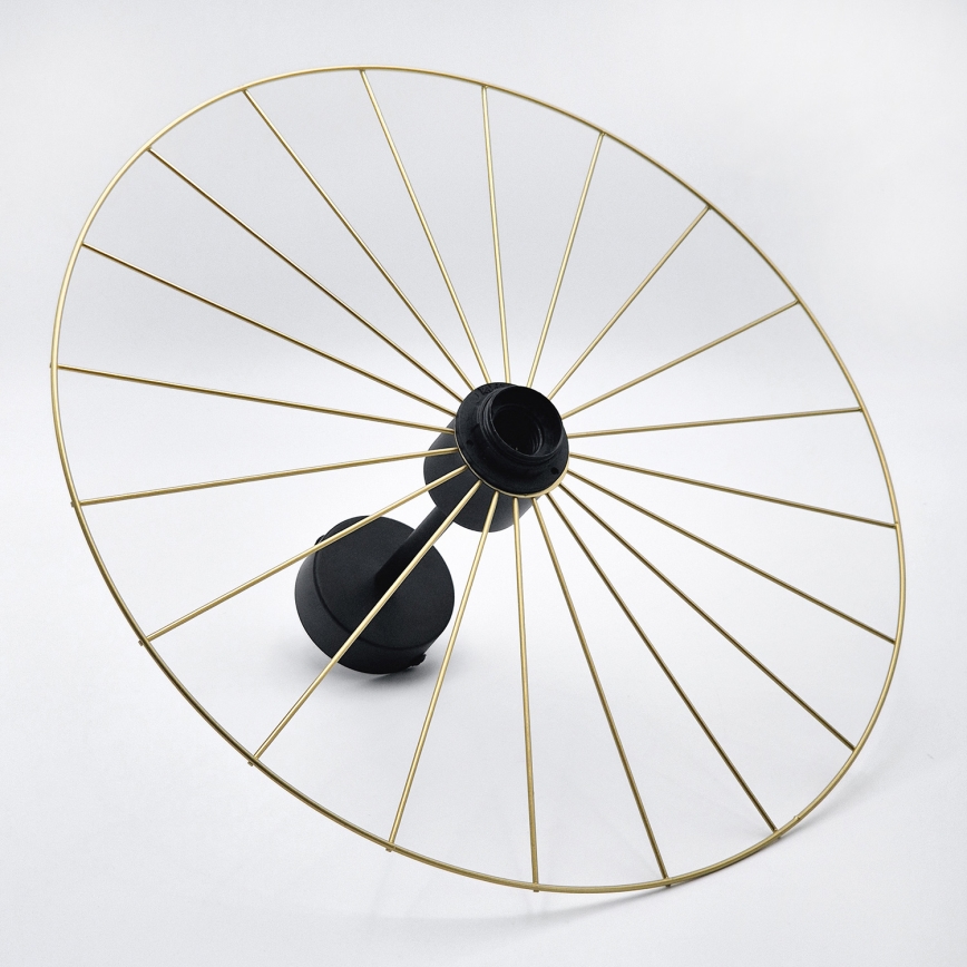 Suspension-barre MONTANA 1xE27/15W/230V d. 45 cm doré/noir
