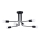 Suspension-barre NORAH 6xE27/15W/230V noir