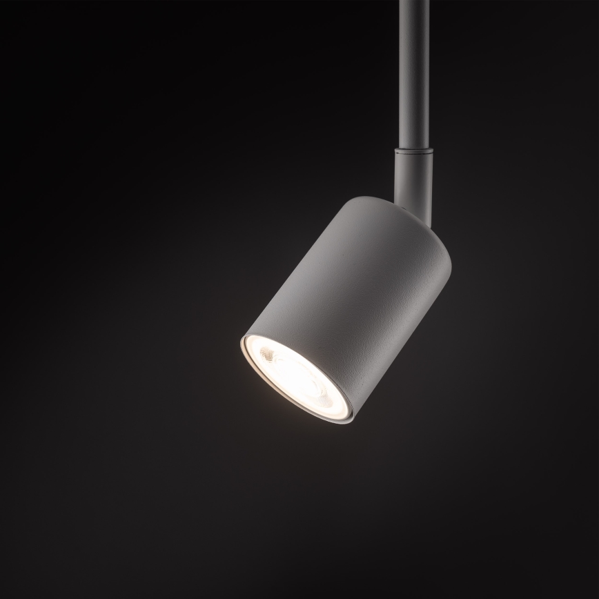 Suspension-barre pour système de rail monophasé TOP 1xGU10/10W/230V blanc