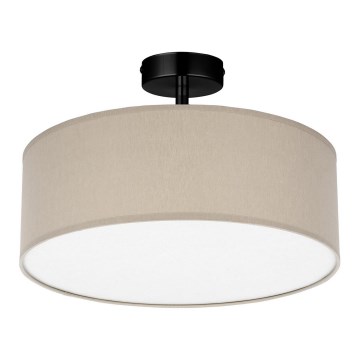 Suspension barre RONDO 4xE27/15W/230V d. 40 cm beige