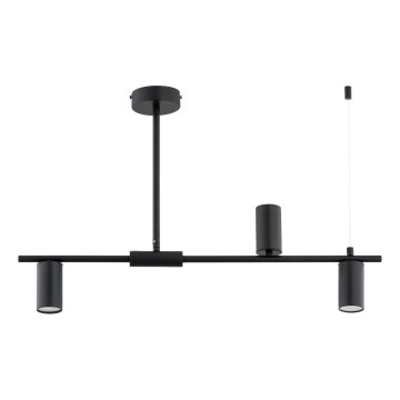 Suspension-barre URANOS 3xGU10/10W/230V noir