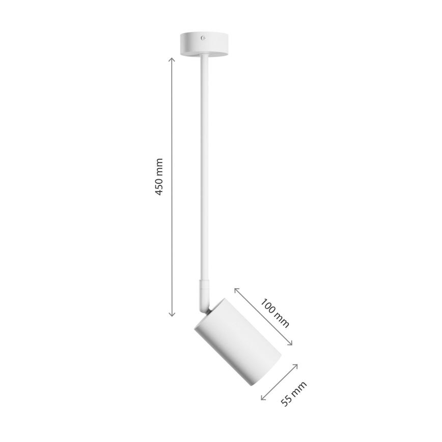 Suspension-barre VARIOSA 1xGU10/10W/230V blanc