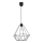 Suspension BASKET 1xE27/60W/230V noire