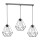 Suspension BASKET 3xE27/60W/230V gris