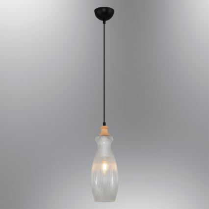Suspension BOTTLE 1xE14/4W/230V claire