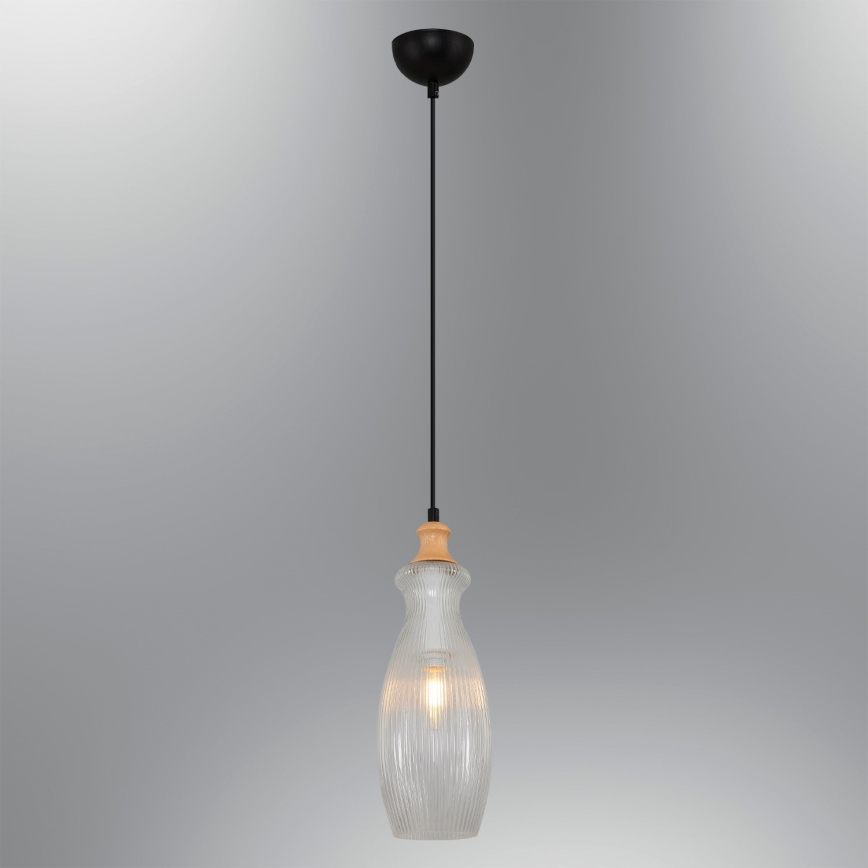 Suspension BOTTLE 1xE14/4W/230V claire