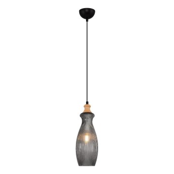 Suspension BOTTLE 1xE14/4W/230V fumée