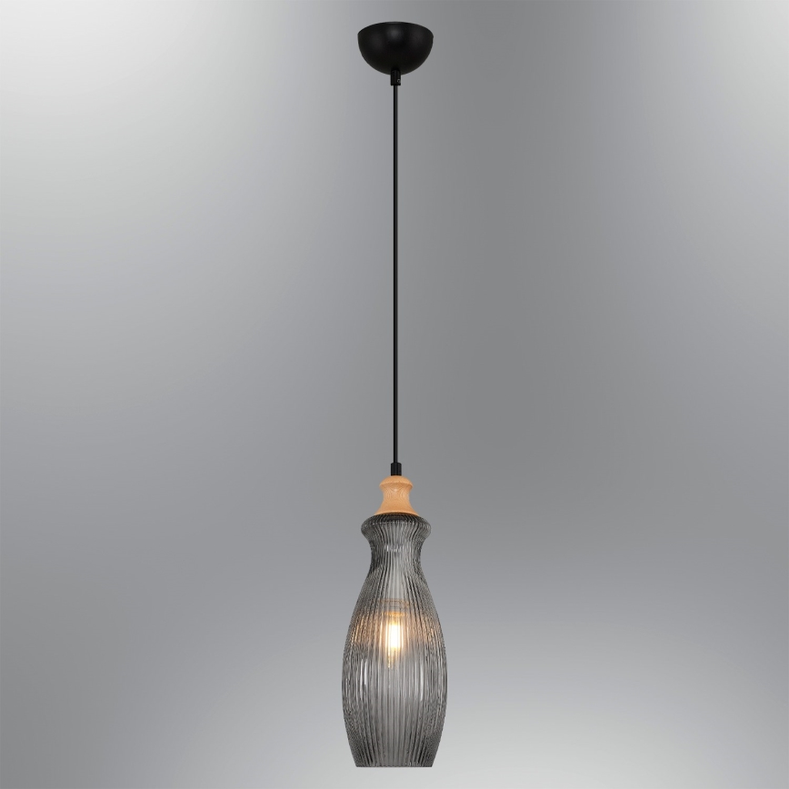 Suspension BOTTLE 1xE14/4W/230V fumée