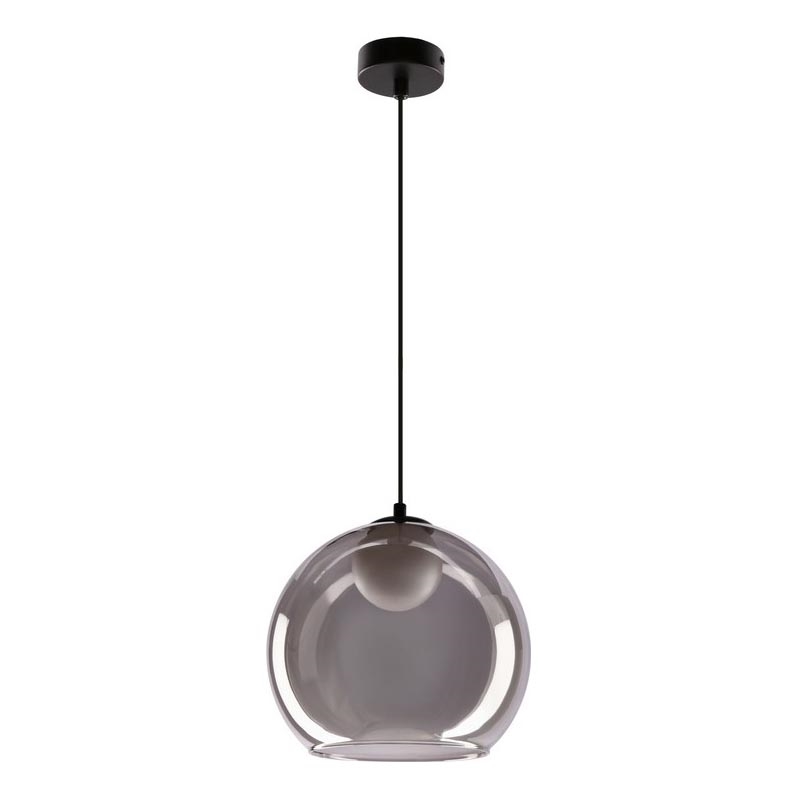 Suspension BRIN 1xG9/15W/230V noir fumé