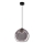 Suspension BRIN 1xG9/15W/230V noir fumé