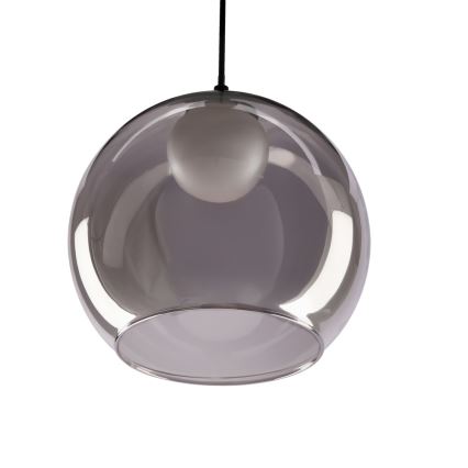 Suspension BRIN 1xG9/15W/230V noir fumé
