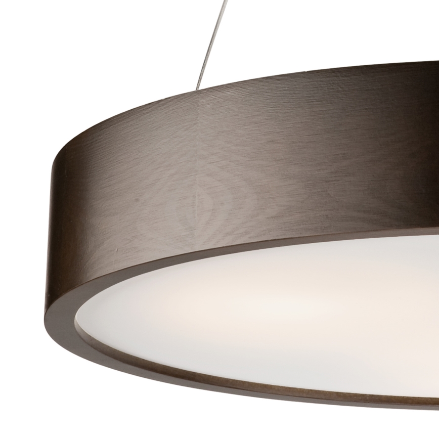 Suspension sur câble 3xE27/60W/230V Ø 47 cm pin sylvestre