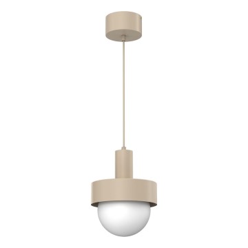Suspension CANAN sur câble 1xE27/15W/230V Ø 20 cm beige