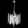 Suspension chaîne 5xE14/60W/230V d. 50 cm doré