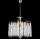 Suspension chaîne 6xE14/60W/230V d. 46 cm doré