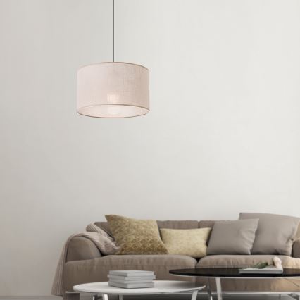 Suspension chaîne ANTONIO 1xE27/60W/230V chêne