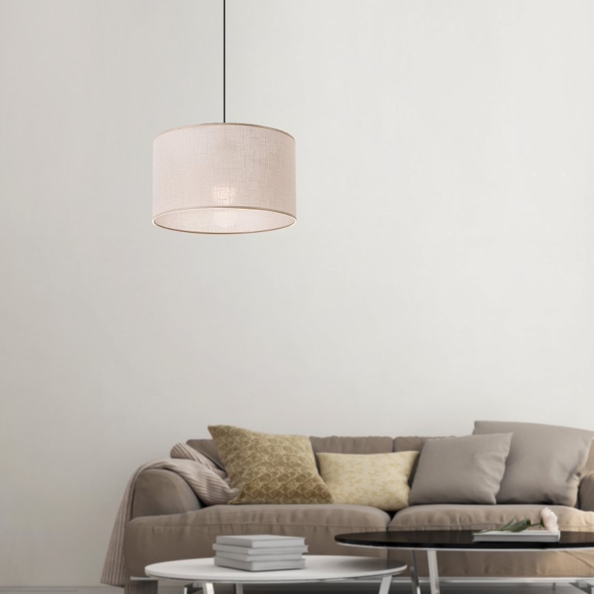 Suspension chaîne ANTONIO 1xE27/60W/230V chêne