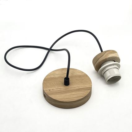 Suspension chaîne ANTONIO 1xE27/60W/230V chêne