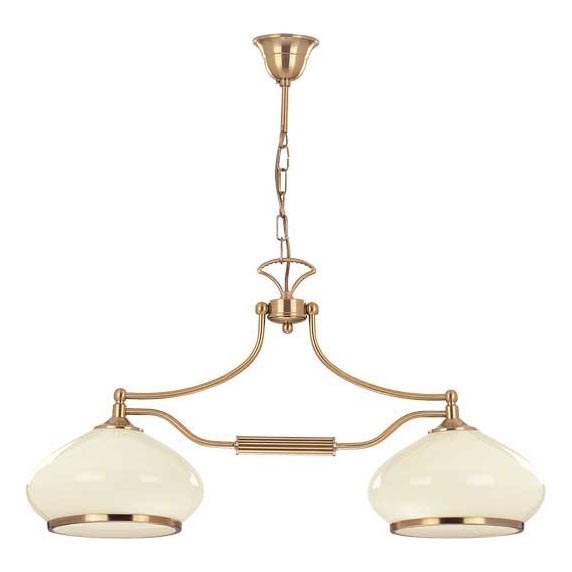 Suspension chaîne ASTORIA 2xE27/15W/230V doré