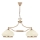 Suspension chaîne ASTORIA 2xE27/15W/230V doré