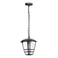 Suspension chaîne d'extérieur TEVIO 1xE27/60W/230V IP54 noir