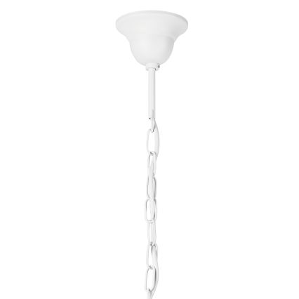 Suspension chaîne DONATO 5xE14/40W/230V blanc