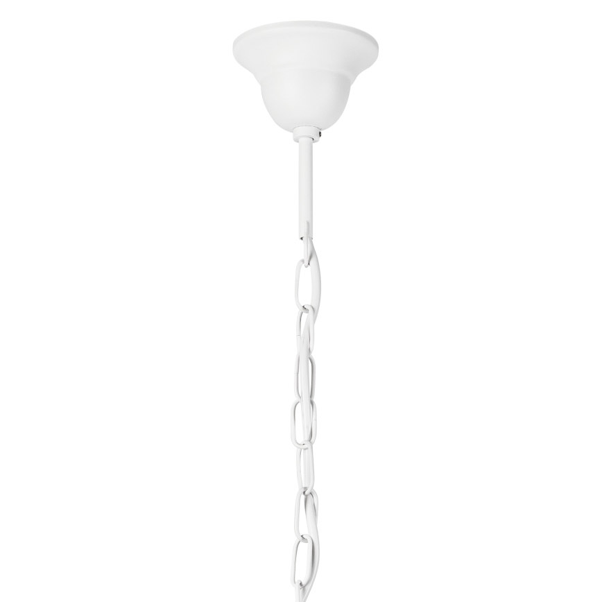 Suspension chaîne DONATO 5xE14/40W/230V blanc