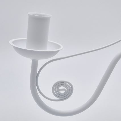 Suspension chaîne DONATO 5xE14/40W/230V blanc