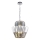 Suspension chaîne DONNA 9xE14/40W/230V d. 45 cm chrome mat