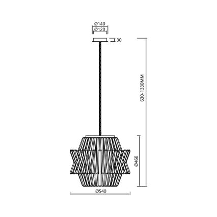 Suspension chaîne en cristal CROWN 12xE14/40W/230V chrome