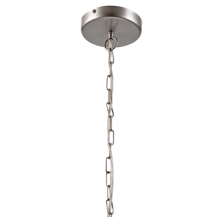 Suspension chaîne GINA 3xE27/60W/230V chrome mat