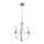 Suspension chaîne GINA 3xE27/60W/230V chrome mat