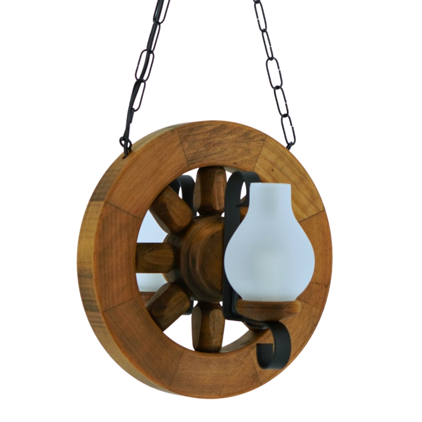 Suspension chaîne ROATA 2xE14/40W/230V hêtre - FSC certifié