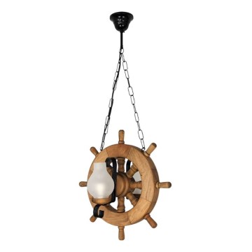 Suspension chaîne TIMONA 2xE14/40W/230V hêtre - FSC certifié