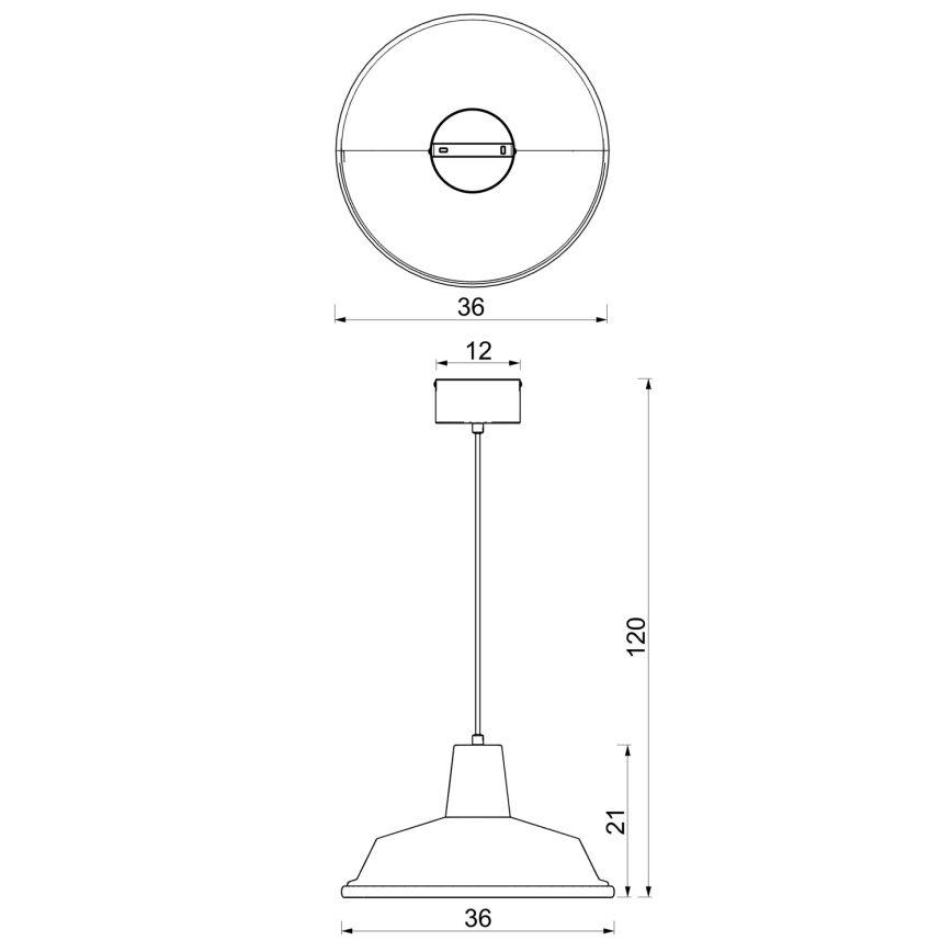 Suspension CLASS sur câble 1xE27/15W/230V beige