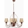 Suspension CLASSIC 4xE14/40W/230V bronze/beige
