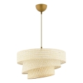 Suspension COUPER 1xE27/60W/230V crème