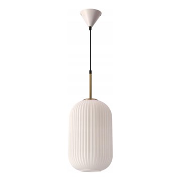Suspension CRESTO 1xE27/40W/230V blanche/or