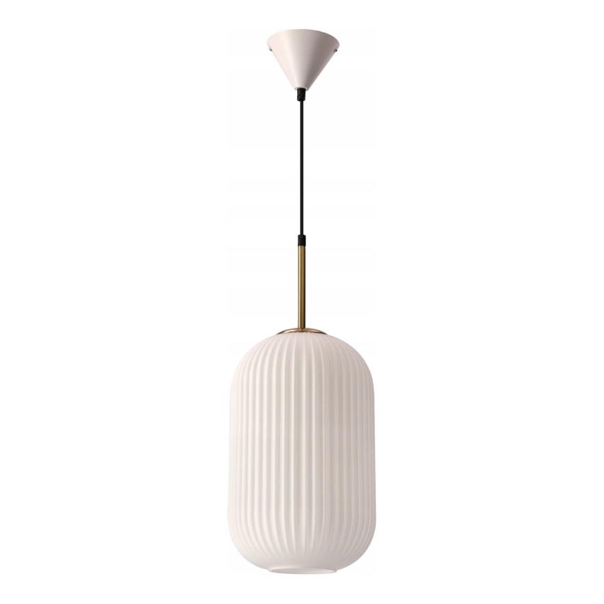 Suspension CRESTO 1xE27/40W/230V blanche/or
