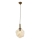 Suspension CRUMPLED 1xE27/40W/230V bronze/beige
