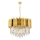 Suspension CRYSTALLINE 8xE27/40W/230V doré